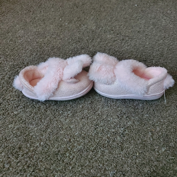 Slippers girls pink with Rabbit Customs - Picture 3 of 3